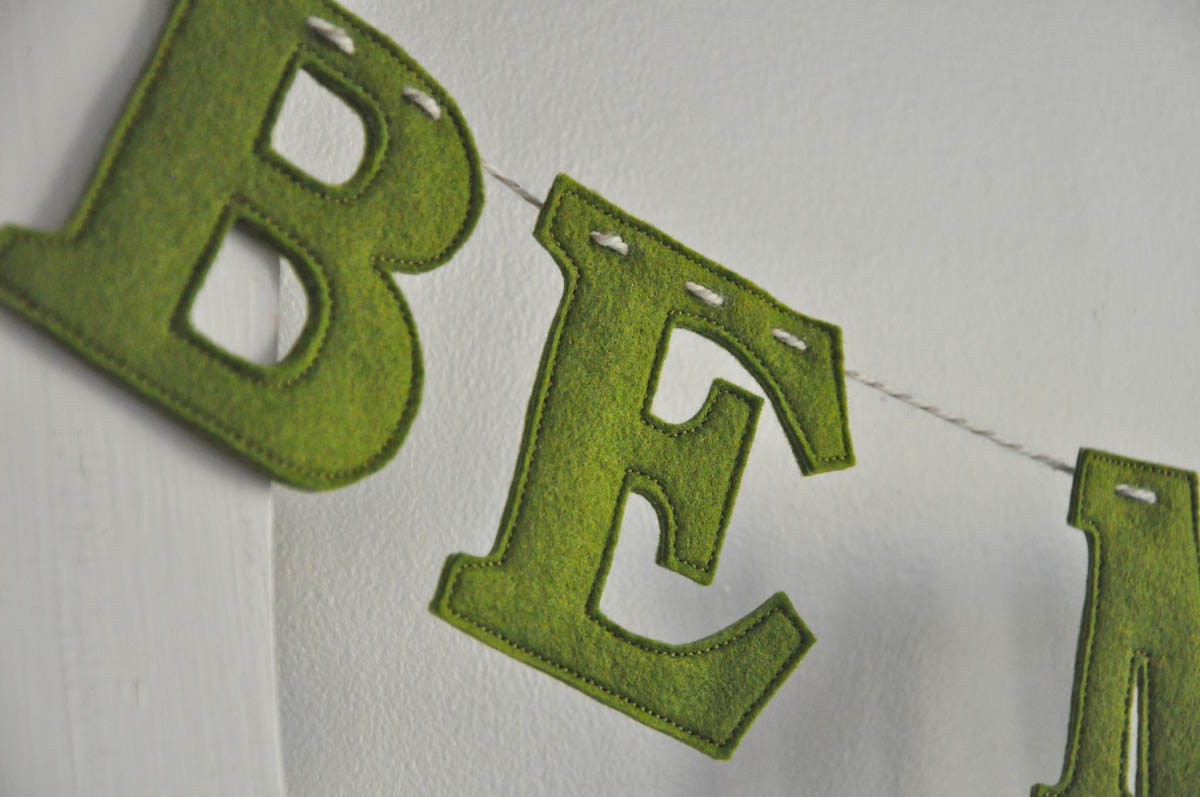 felt letter banner (11 of 1) telafante