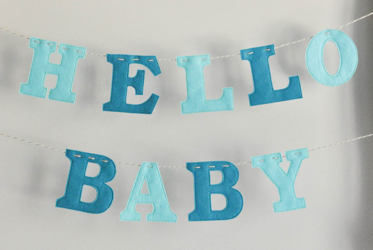 felt letter banner (9 of 1) telafante