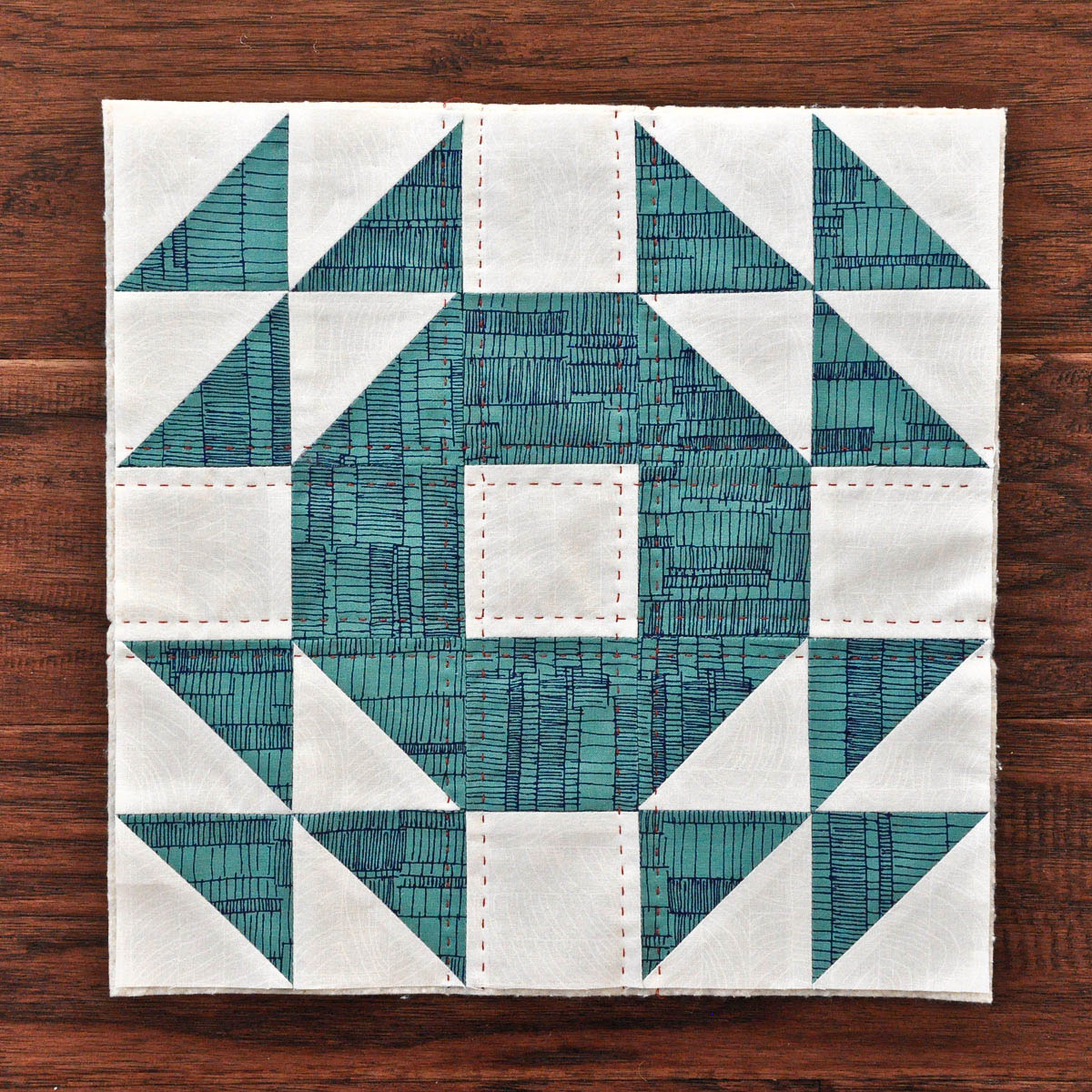 Single Wedding Ring Quilt Block telafante