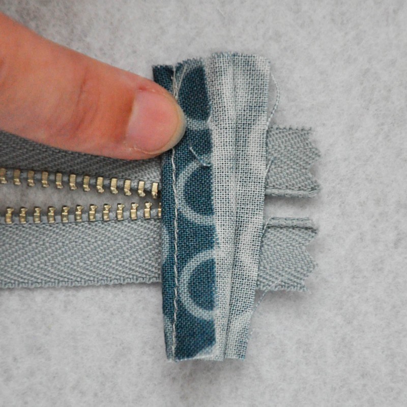 Zipper Pouch with Tabs Tutorial telafante